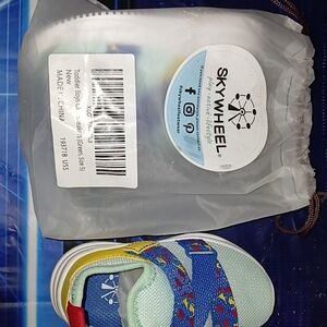 Kids Sneakers - Blue and Yellow
